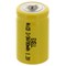 Exell Battery 2/3A Size 1.2V 700mAh NiCD Button Top Rechargeable Battery EBC-302 - alternate 1